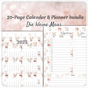 Happy Planner Seiten, Wochenplaner Einlagen für Happy Planner, Jahreskalender, Big Mini A4 A5 Letter, Hoch- und Querformat, Wichtige Termine