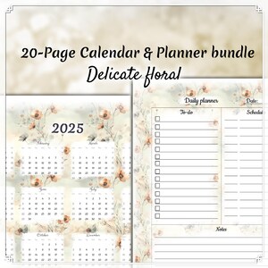 Happy Planner Seiten, Wochenplaner Einlagen für Happy Planner, Jahreskalender, Big Mini A4 A5 Letter, Hoch- und Querformat, Wichtige Termine