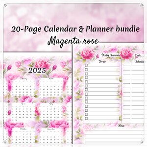 Happy Planner Seiten, Wochenplaner Einlagen für Happy Planner, Jahreskalender, Big Mini A4 A5 Letter, Hoch- und Querformat, Wichtige Termine