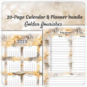 Happy Planner Seiten, Wochenplaner Einlagen für Happy Planner, Jahreskalender, Big Mini A4 A5 Letter, Hoch- und Querformat, Wichtige Termine