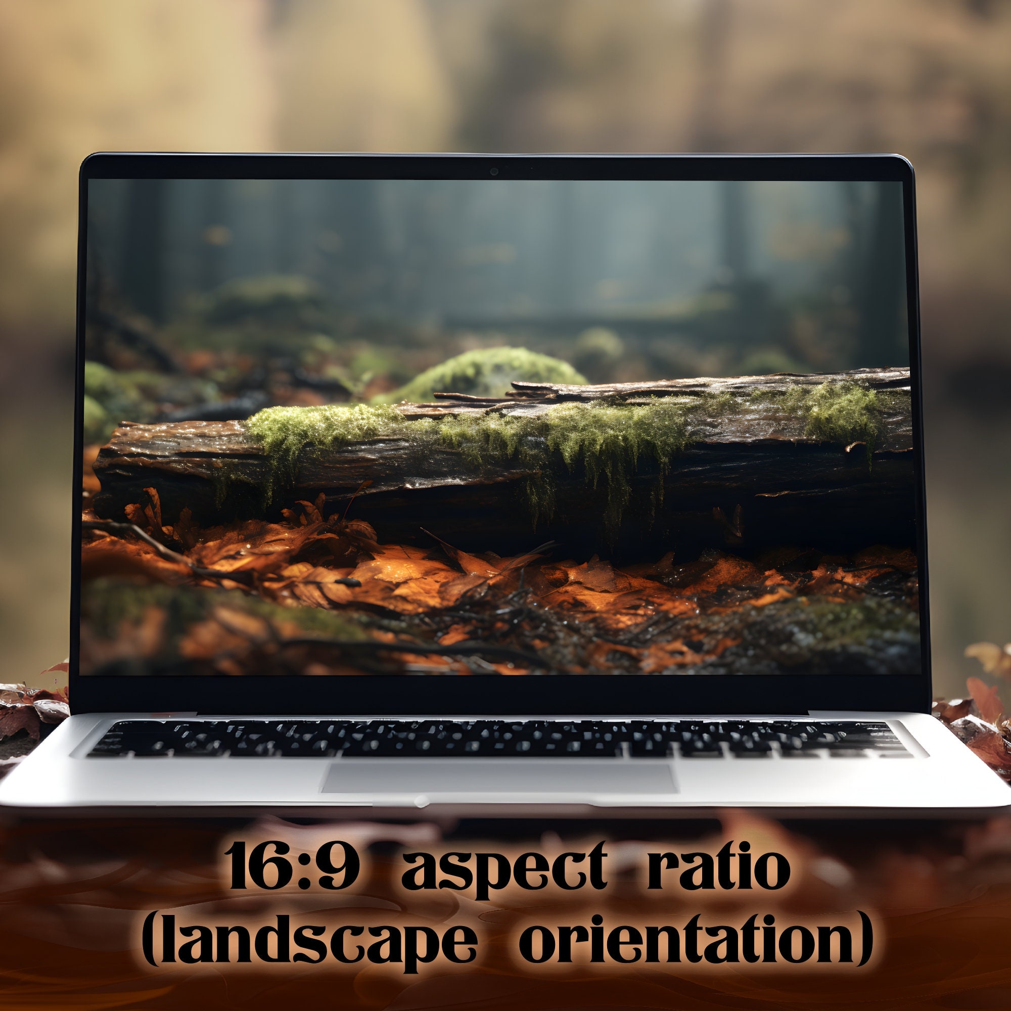 Rainy Autumn Desktop Wallpapers, Bundle of 9 Misty Forest and River ...