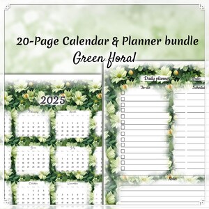 Happy Planner Seiten, Wochenplaner Einlagen für Happy Planner, Jahreskalender, Big Mini A4 A5 Letter, Hoch- und Querformat, Wichtige Termine