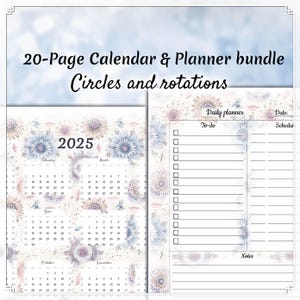 Happy Planner Seiten, Wochenplaner Einlagen für Happy Planner, Jahreskalender, Big Mini A4 A5 Letter, Hoch- und Querformat, Wichtige Termine