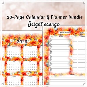 Happy Planner Seiten, Wochenplaner Einlagen für Happy Planner, Jahreskalender, Big Mini A4 A5 Letter, Hoch- und Querformat, Wichtige Termine