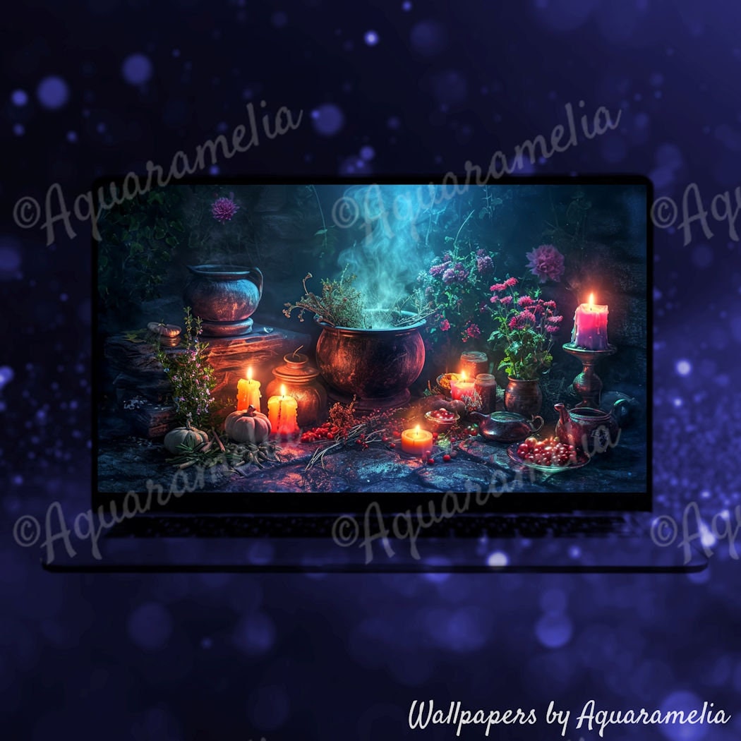 Witch Cauldron Background, Sorcery Desktop Wallpapers, RPG Fantasy ...