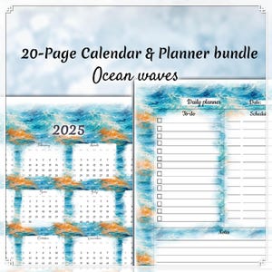 Happy Planner Seiten, Wochenplaner Einlagen für Happy Planner, Jahreskalender, Big Mini A4 A5 Letter, Hoch- und Querformat, Wichtige Termine