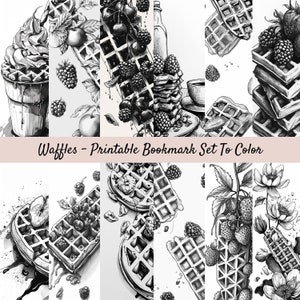 Printable Bookmark Coloring Set, Digital Bookmarks To Color, For Kids And Adults, Book Lover Gift, Reading Accessories, Library Lovers Month