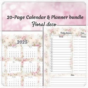 Happy Planner Seiten, Wochenplaner Einlagen für Happy Planner, Jahreskalender, Big Mini A4 A5 Letter, Hoch- und Querformat, Wichtige Termine