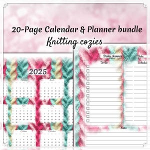 Happy Planner Seiten, Wochenplaner Einlagen für Happy Planner, Jahreskalender, Big Mini A4 A5 Letter, Hoch- und Querformat, Wichtige Termine