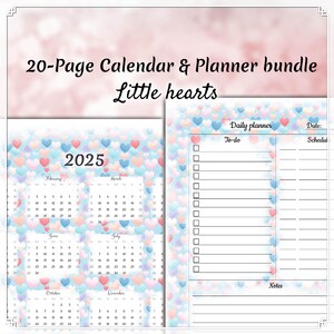 Happy Planner Seiten, Wochenplaner Einlagen für Happy Planner, Jahreskalender, Big Mini A4 A5 Letter, Hoch- und Querformat, Wichtige Termine