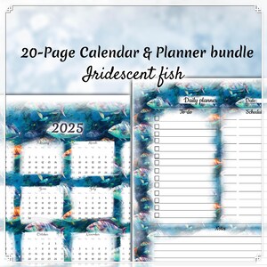 Happy Planner Seiten, Wochenplaner Einlagen für Happy Planner, Jahreskalender, Big Mini A4 A5 Letter, Hoch- und Querformat, Wichtige Termine