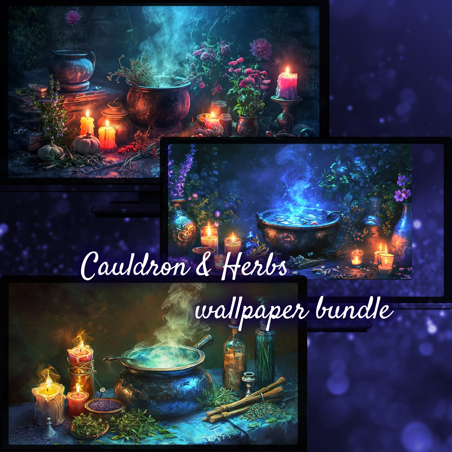 Witch Cauldron Background, Sorcery Desktop Wallpapers, RPG Fantasy ...