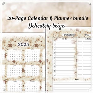 Happy Planner Seiten, Wochenplaner Einlagen für Happy Planner, Jahreskalender, Big Mini A4 A5 Letter, Hoch- und Querformat, Wichtige Termine