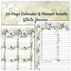 Happy Planner Seiten, Wochenplaner Einlagen für Happy Planner, Jahreskalender, Big Mini A4 A5 Letter, Hoch- und Querformat, Wichtige Termine