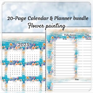 Happy Planner Seiten, Wochenplaner Einlagen für Happy Planner, Jahreskalender, Big Mini A4 A5 Letter, Hoch- und Querformat, Wichtige Termine