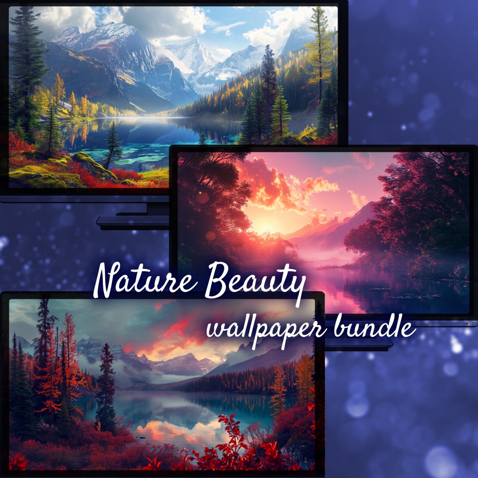 Beautiful Nature Desktop Background, Forest Wallpaper Flowers, Summer ...