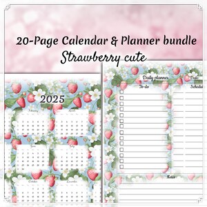 Happy Planner Seiten, Wochenplaner Einlagen für Happy Planner, Jahreskalender, Big Mini A4 A5 Letter, Hoch- und Querformat, Wichtige Termine