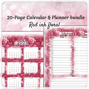 Happy Planner Seiten, Wochenplaner Einlagen für Happy Planner, Jahreskalender, Big Mini A4 A5 Letter, Hoch- und Querformat, Wichtige Termine