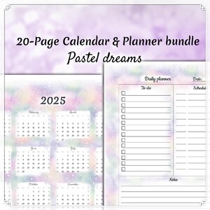Happy Planner Seiten, Wochenplaner Einlagen für Happy Planner, Jahreskalender, Big Mini A4 A5 Letter, Hoch- und Querformat, Wichtige Termine