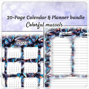 Happy Planner Seiten, Wochenplaner Einlagen für Happy Planner, Jahreskalender, Big Mini A4 A5 Letter, Hoch- und Querformat, Wichtige Termine