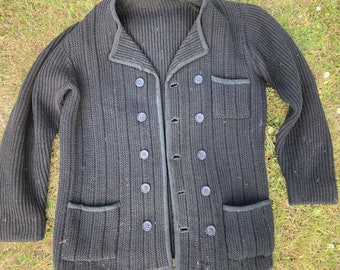 Three Antique Thick Wool Double Breasted Jacket Castles Rare Jacket C