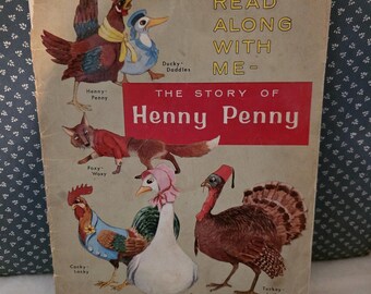 Vintage 1962 Henny Penny See and Say Storybook Samuel Lowe Read Along