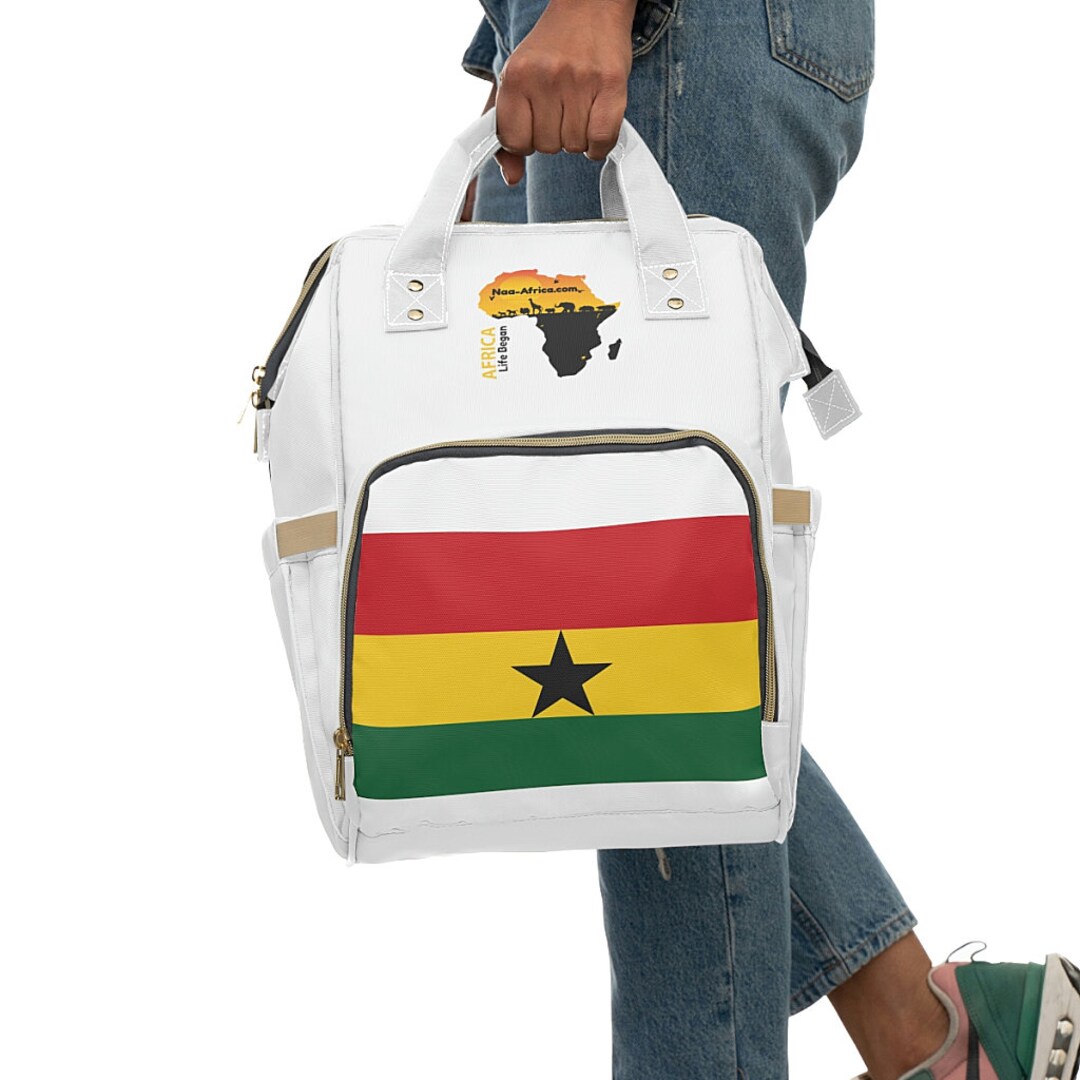 Multifunctional Diaper Backpack, Ghana Flag, African Gift Etsy