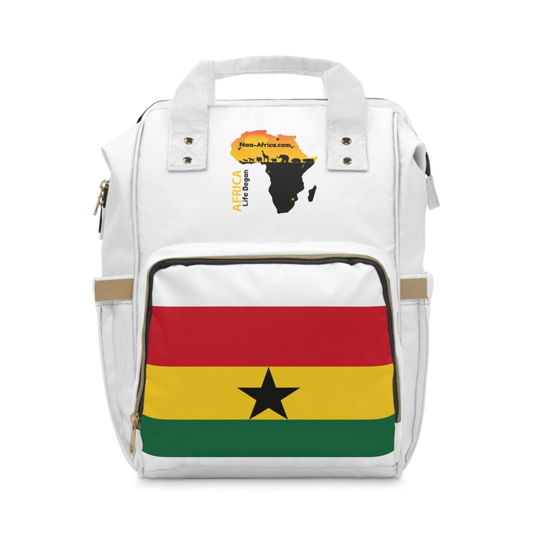 Multifunctional Diaper Backpack, Ghana Flag, African Gift Etsy