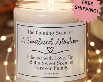 Adoption Day Scented Candle: Forever Family Gift