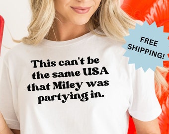 Party in the USA T-Shirt: Funny 4th of July Sarcastic Tee