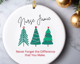 Thank you Ornament Personalized, Teacher, Nurse, Doctor Thank You Gift, Appreciation Gift, Personalized Thank You Gift, Social Worker Gift