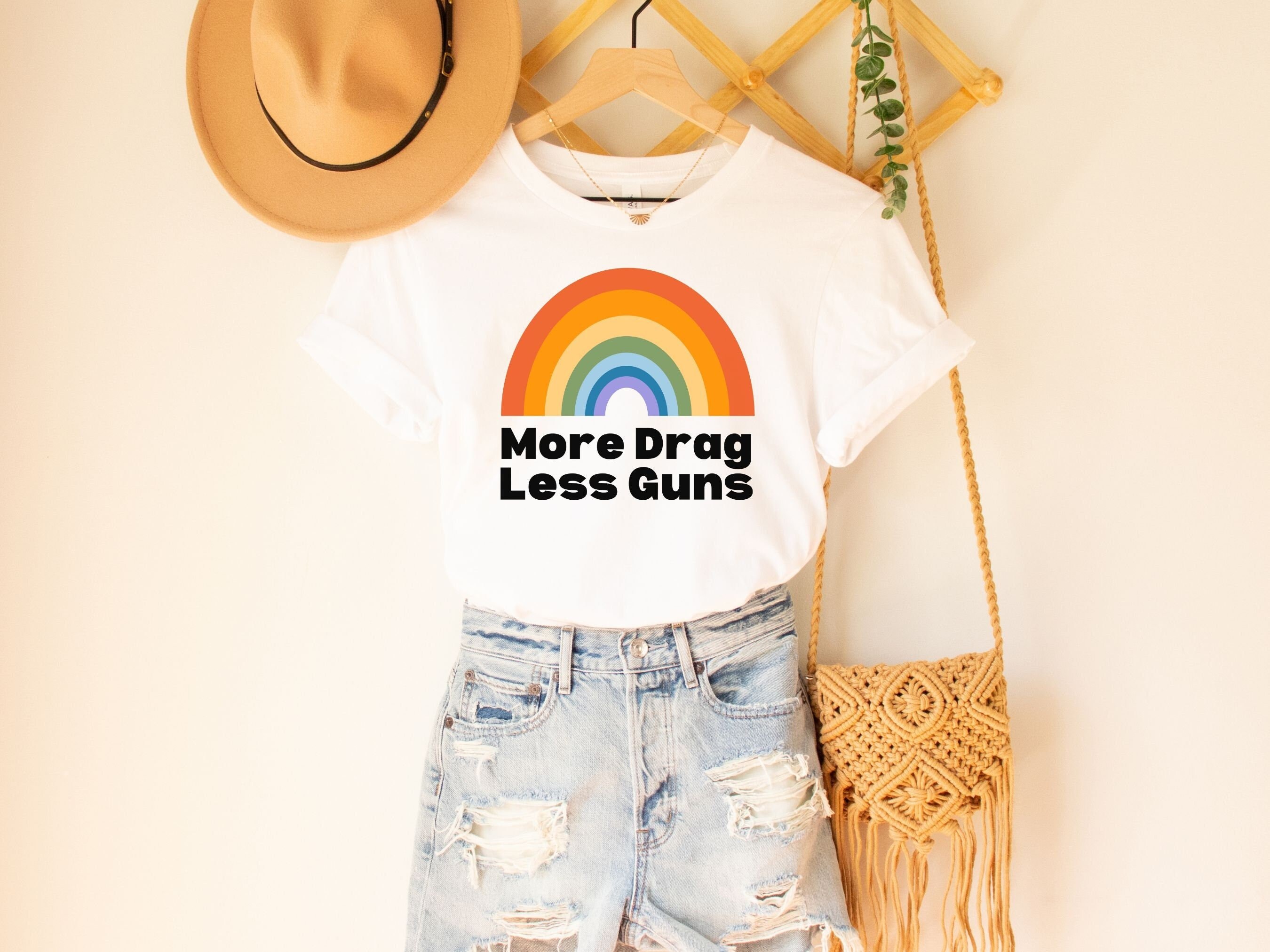 More Drag Less Guns Shirt, Support Drag Shows Shirt,  Support Drag in Tennessee,  Drag Queens Shirt, Drag Kings,  LGBTQ+ Pride Shirt