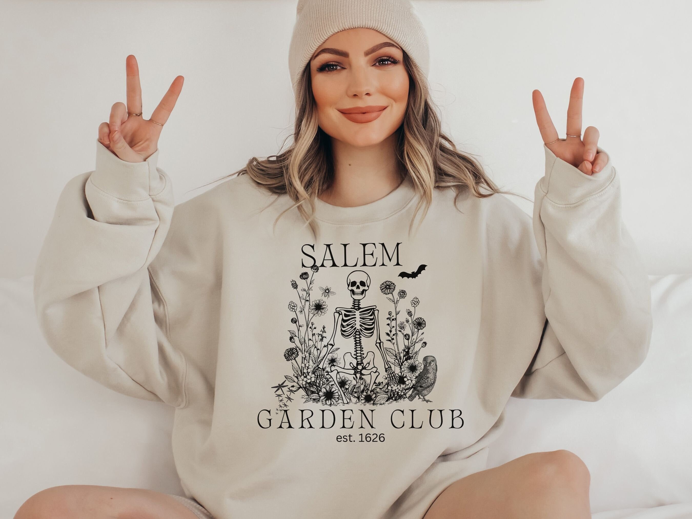 Salem Witch Sweatshirt, Salem Witch Club, Plant Lover Halloween Shirt,  Halloween Witch Women's Sweatshirt, Spooky Season Sweatshirt