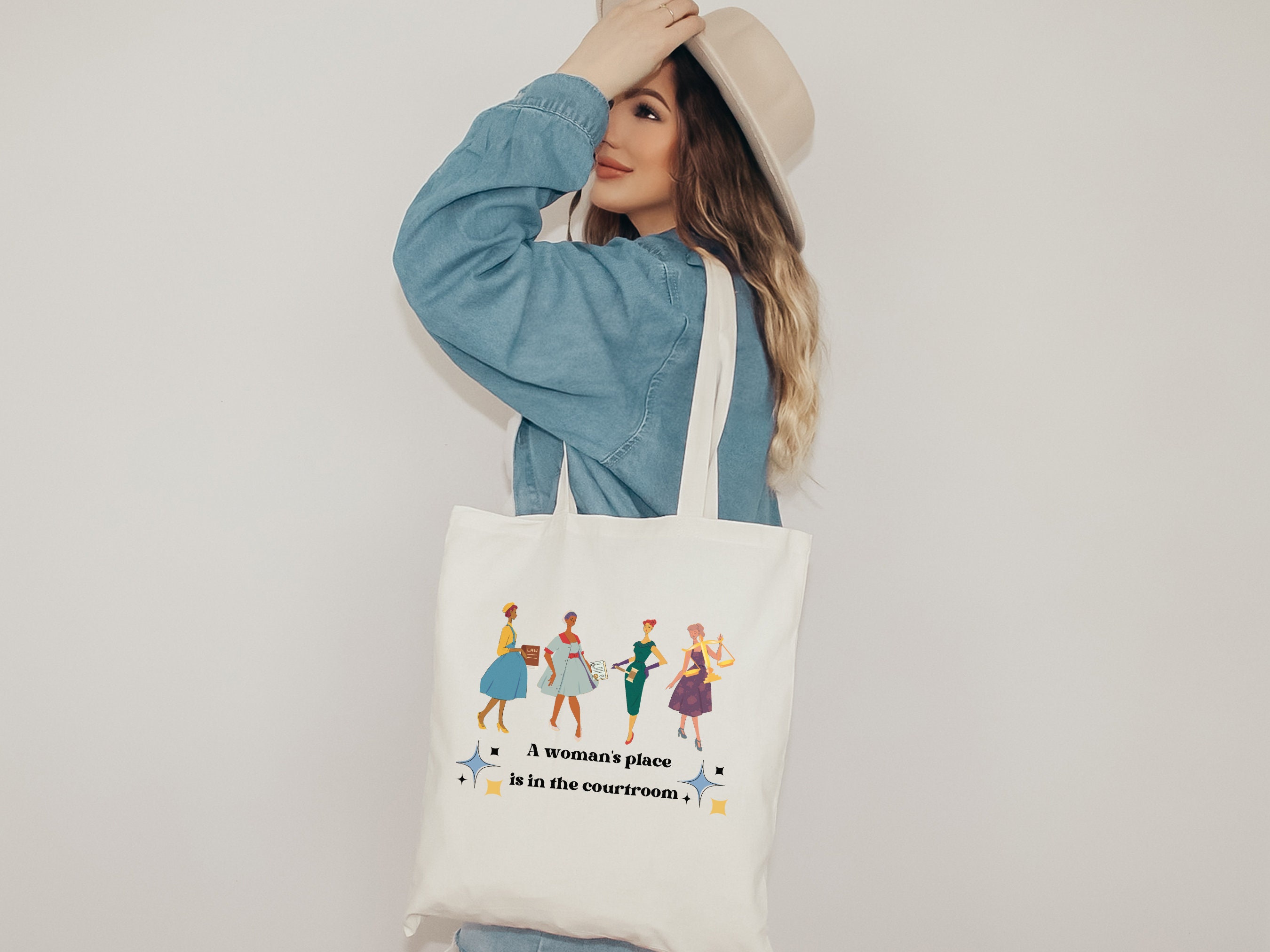 Women in Law Tote Bag Law School Graduation Gift Lawyer Etsy