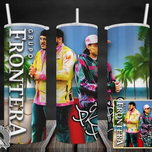 Peso Pluma | Grupo Frontera 20oz Tumbler Wrap (Digital)
