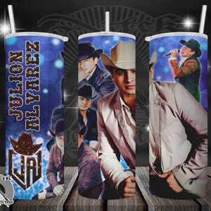 Julion Alvarez | 20oz Tumbler Wrap | Instant Download