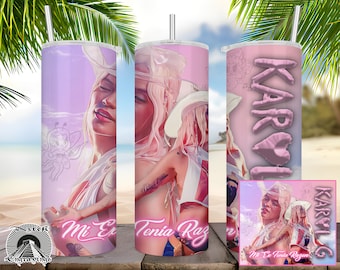 Karol G 20oz Tumbler Wrap (Digital)