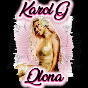 Karol G | Qlona | Sublimation File | Digital Download