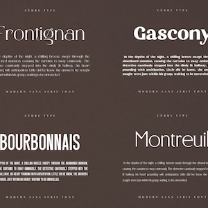 Modern Sans Serif Fonts Bundle 1, Elegant Sans Serif Font OTF ...