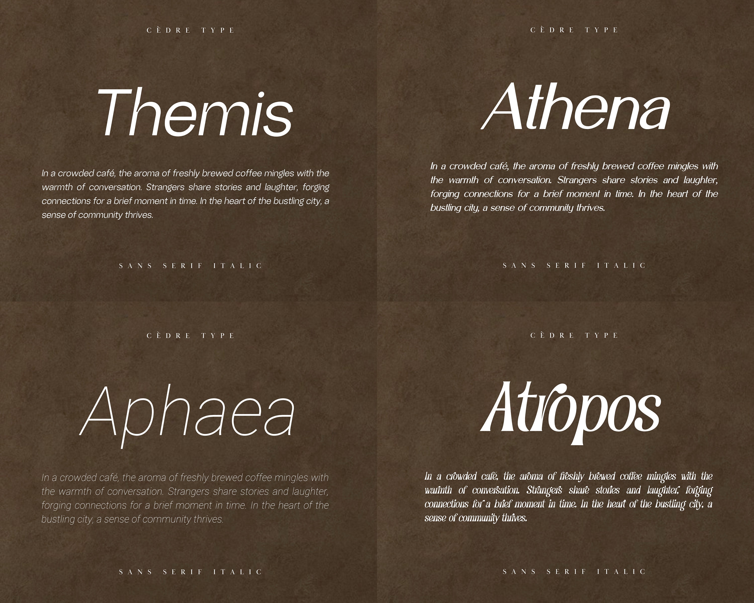 Sans Serif Italic Font Bundle, Modern Sans Serif Italic Fonts OTF ...