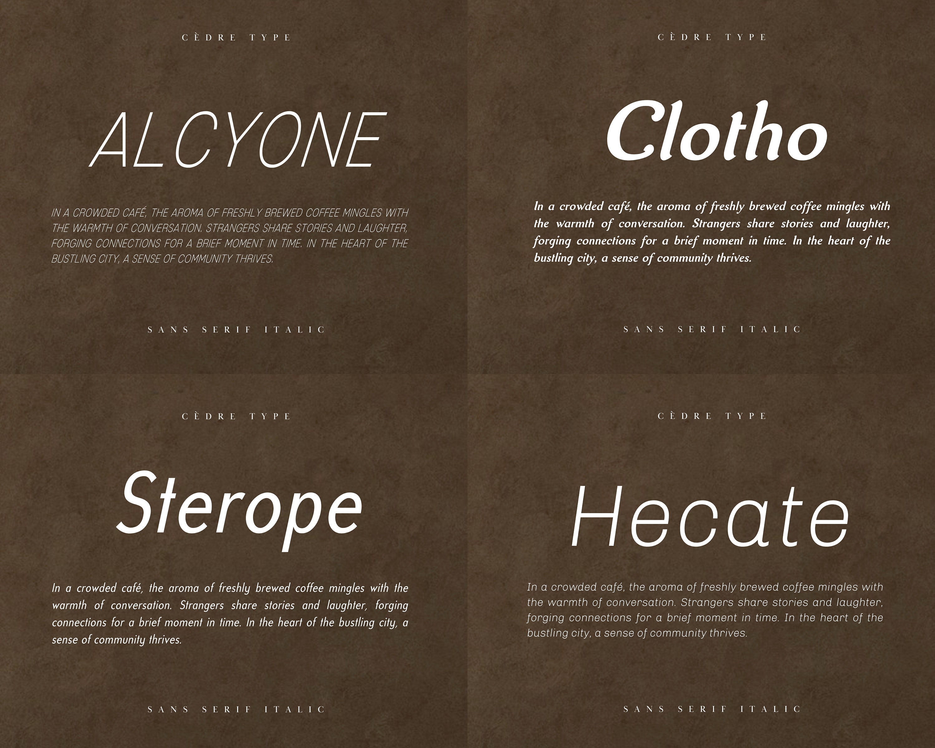 Sans Serif Italic Font Bundle, Modern Sans Serif Italic Fonts OTF ...