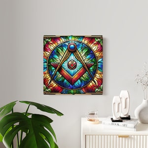 Masonic Stained Glass - Etsy