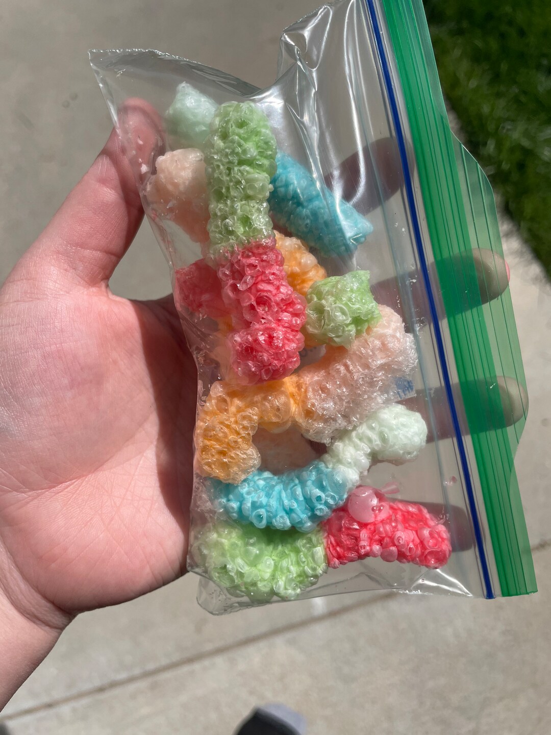 Freeze Dried Gummy Worms Etsy