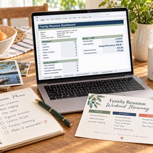 Family Reunion Planner and Itinerary