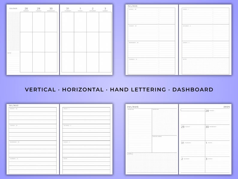 The Happy Planner® COMPLETE LAYOUT COLLECTION 'big (8.5 X 11 In)' Canva ...