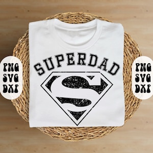 Super Dad Png Svg, Father&#39;s Day SVG File for Cricut, Silhouette, frame svg, Father Svg, Cut File, Vector clipart, Instant Download