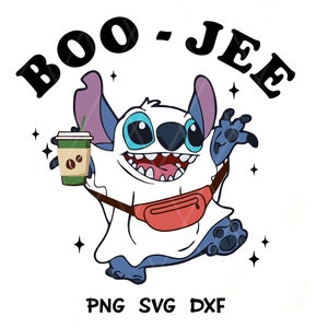BooJee Stitch Stanley Tumbler Inspired Ghost Svg & Png, Sublimation Design Download DTF Print Tumbler , Png, Svg, Dxf , Instant download