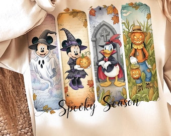 Spooky Season Png, Halloween Sublimation, Mickey Halloween png, Retro Halloween png, Halloween Pumpkin png, Mickey and Friens png