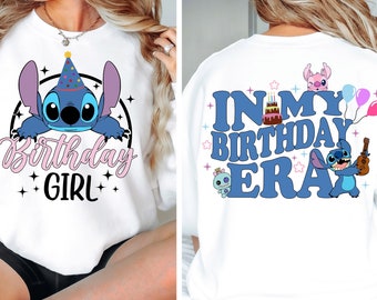 Bundle Birthday Svg Png | Lilo And Stitch Svg | Birthday Girl Png | Stitch Birthday | Stitch Pack | Cricut File | Layered Files | Svg, Png