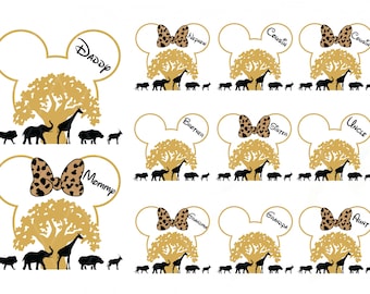 Mouse and Friend Safari Trip Png Svg, Animal Kingdom Safari Svg, Family Vacation Svg, Mouse Ears Svg, Safari Mode Svg,Mouse Wild Trip Svg